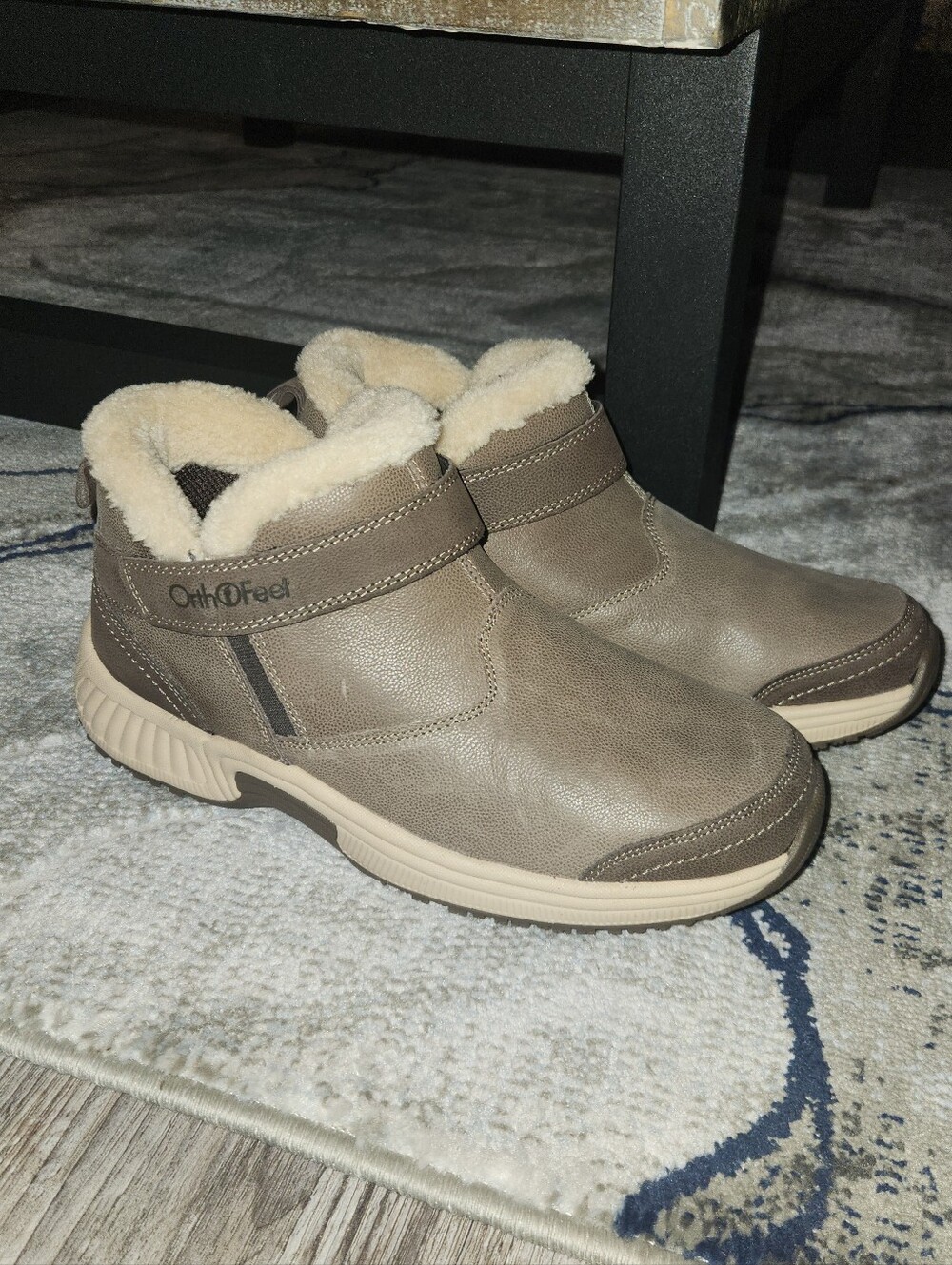Orthofeet Shoes Sienna 794 Women's Slipper Boots. Size 10 W. Leather Upper. NWOT